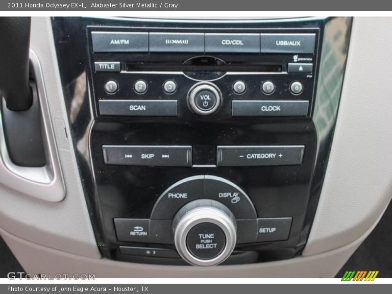 Alabaster Silver Metallic / Gray 2011 Honda Odyssey EX-L