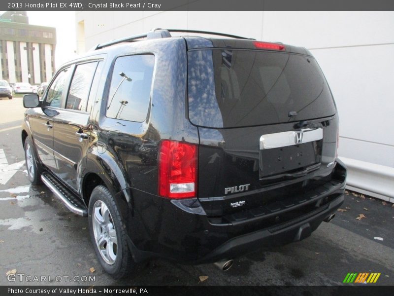 Crystal Black Pearl / Gray 2013 Honda Pilot EX 4WD