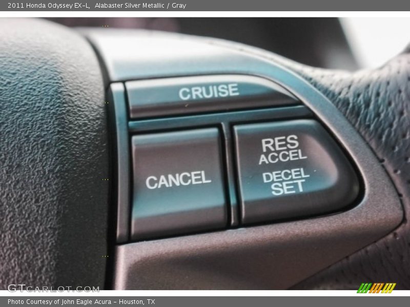 Alabaster Silver Metallic / Gray 2011 Honda Odyssey EX-L