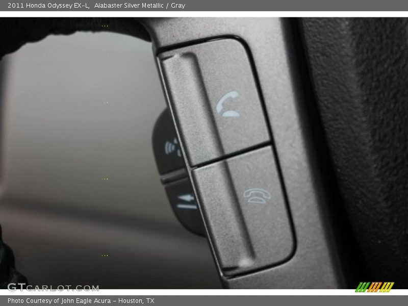 Alabaster Silver Metallic / Gray 2011 Honda Odyssey EX-L