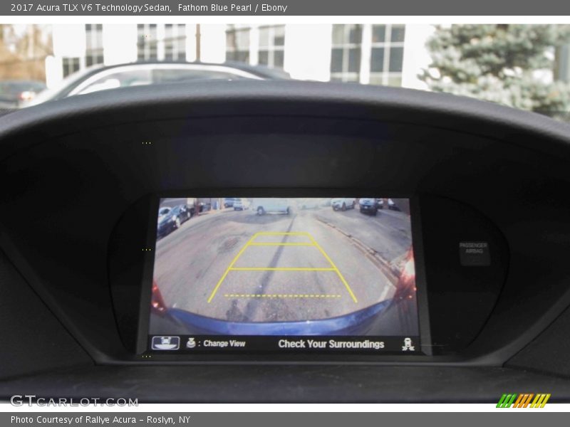 Fathom Blue Pearl / Ebony 2017 Acura TLX V6 Technology Sedan
