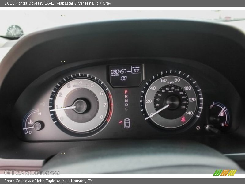 Alabaster Silver Metallic / Gray 2011 Honda Odyssey EX-L