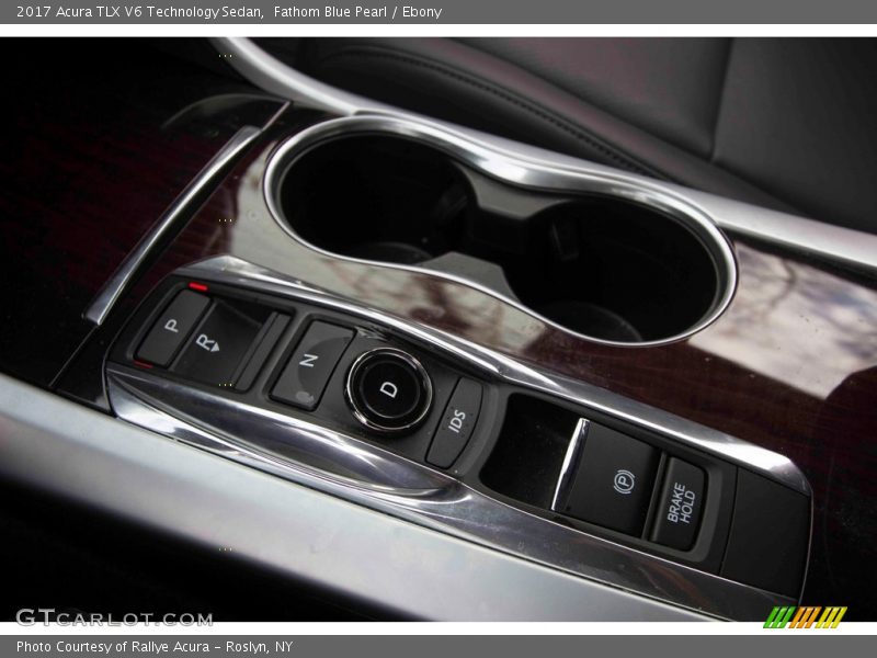 Fathom Blue Pearl / Ebony 2017 Acura TLX V6 Technology Sedan