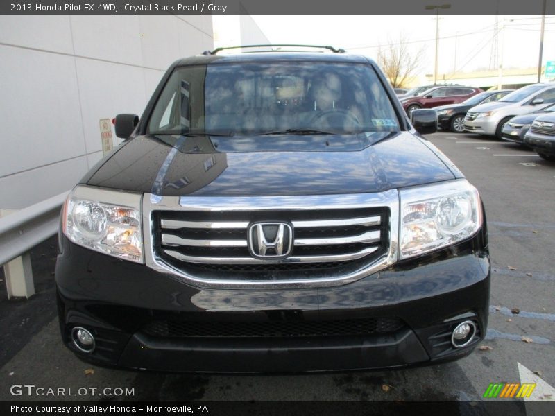 Crystal Black Pearl / Gray 2013 Honda Pilot EX 4WD