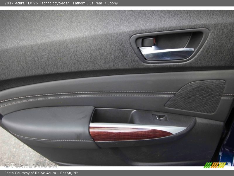 Fathom Blue Pearl / Ebony 2017 Acura TLX V6 Technology Sedan