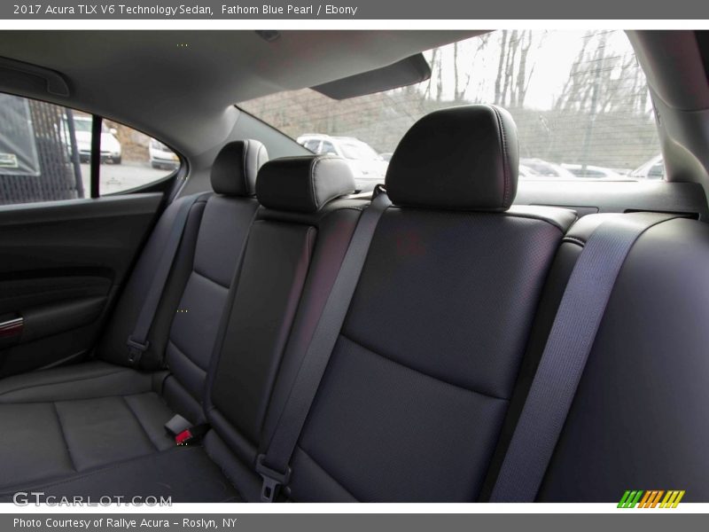 Fathom Blue Pearl / Ebony 2017 Acura TLX V6 Technology Sedan