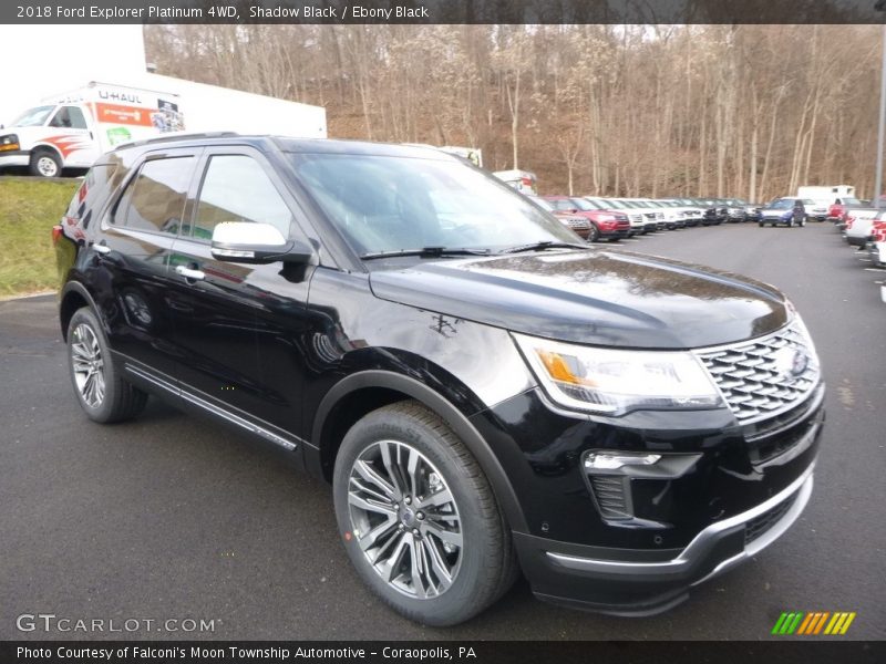 Front 3/4 View of 2018 Explorer Platinum 4WD