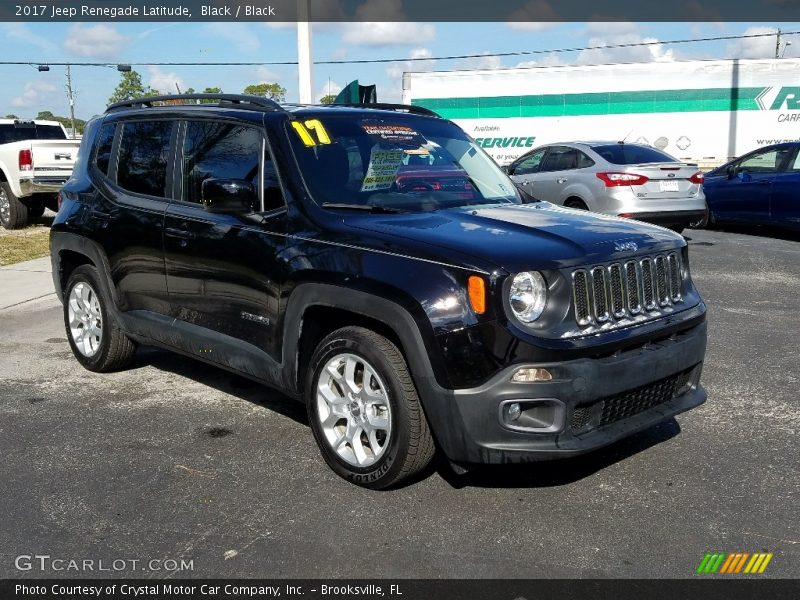 Black / Black 2017 Jeep Renegade Latitude