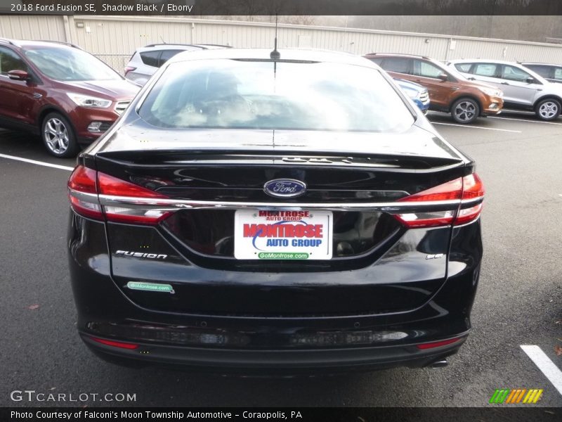 Shadow Black / Ebony 2018 Ford Fusion SE