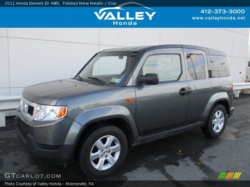 Polished Metal Metallic / Gray 2011 Honda Element EX 4WD