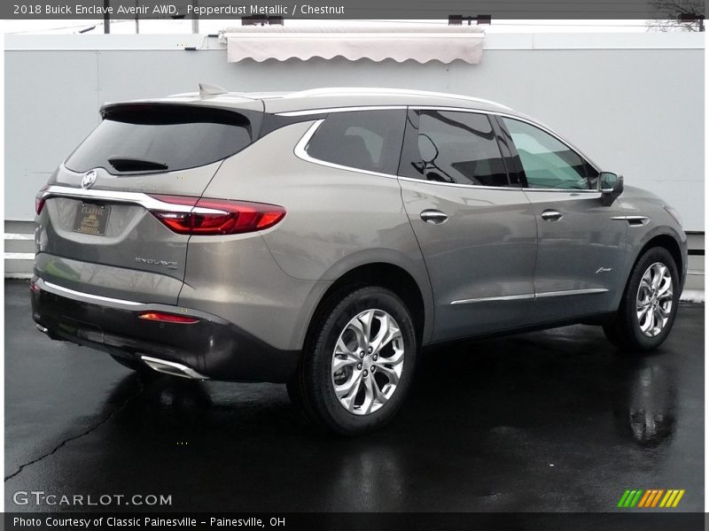 Pepperdust Metallic / Chestnut 2018 Buick Enclave Avenir AWD