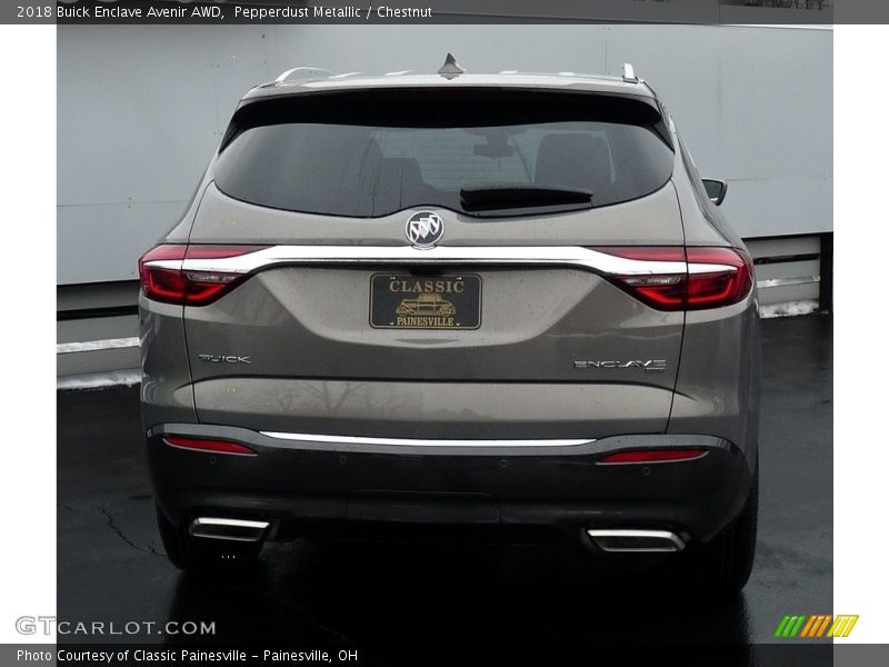 Pepperdust Metallic / Chestnut 2018 Buick Enclave Avenir AWD