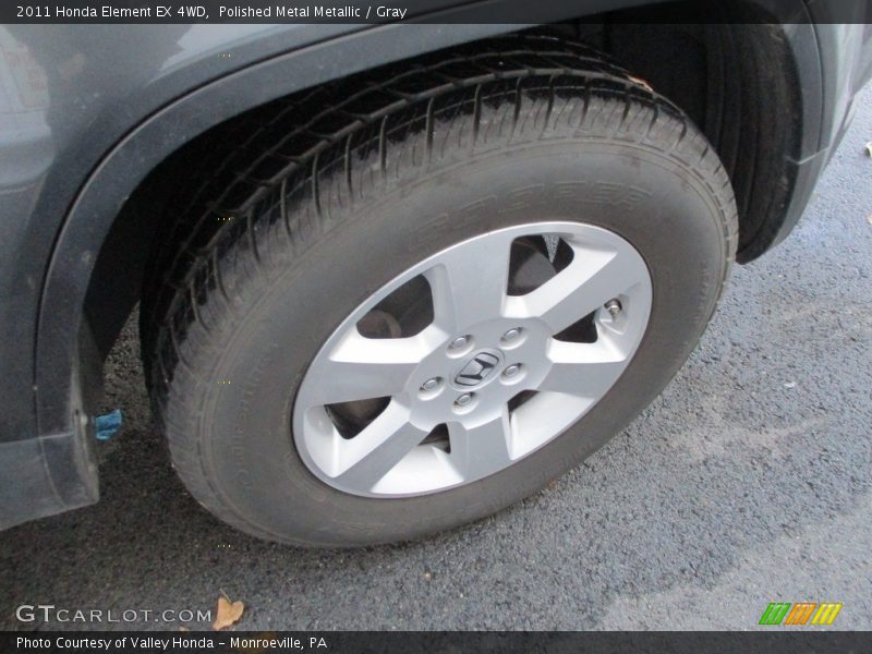 Polished Metal Metallic / Gray 2011 Honda Element EX 4WD