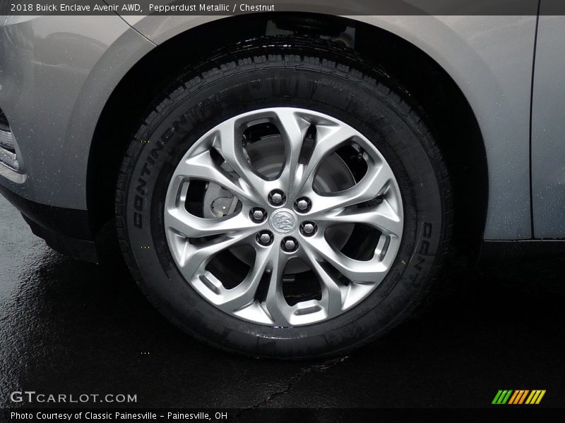 Pepperdust Metallic / Chestnut 2018 Buick Enclave Avenir AWD