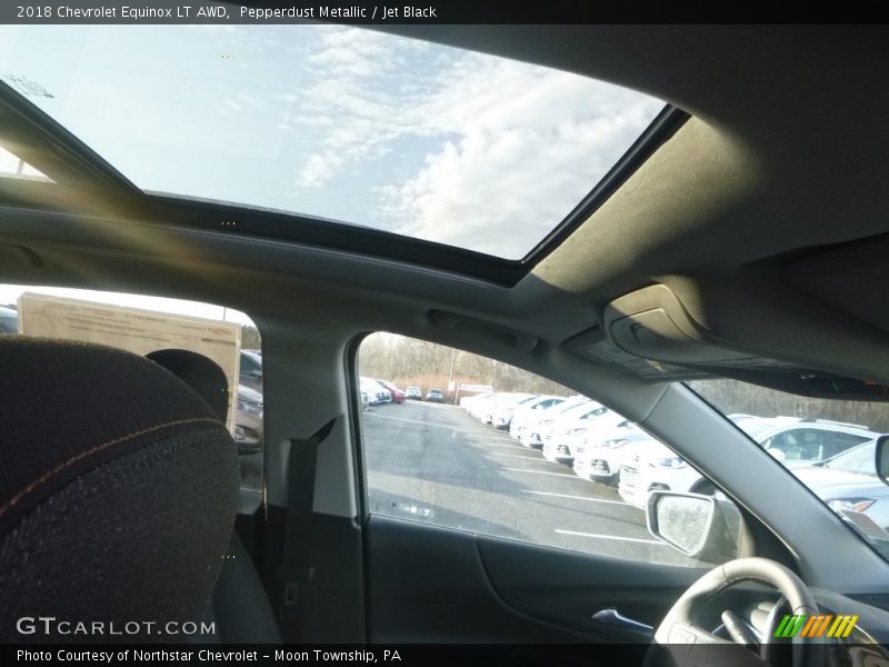 Pepperdust Metallic / Jet Black 2018 Chevrolet Equinox LT AWD