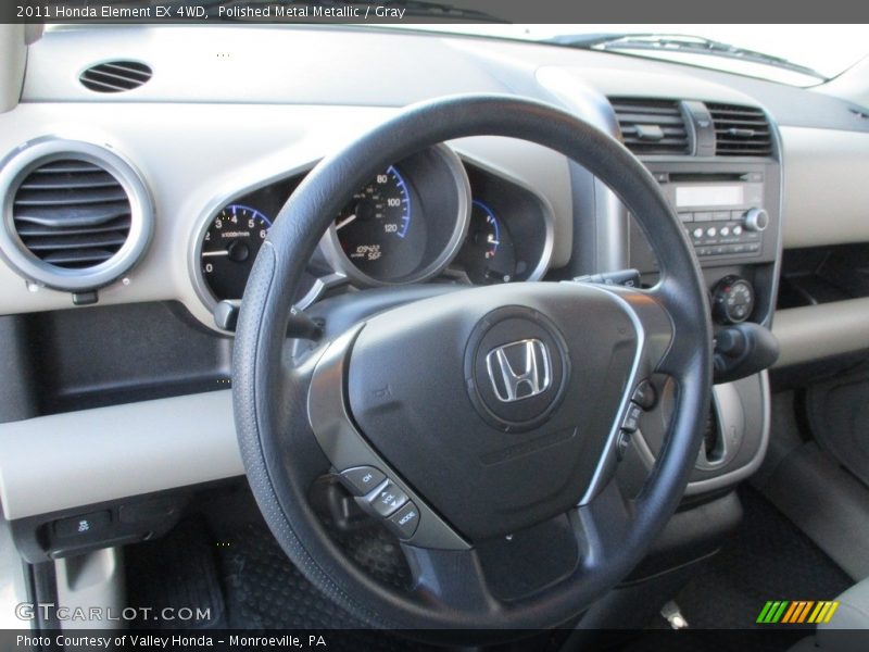 Polished Metal Metallic / Gray 2011 Honda Element EX 4WD