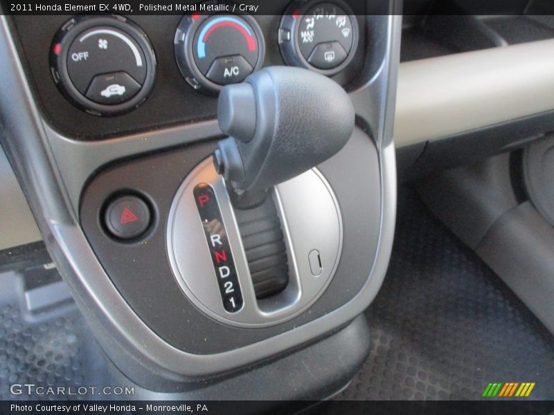 Polished Metal Metallic / Gray 2011 Honda Element EX 4WD