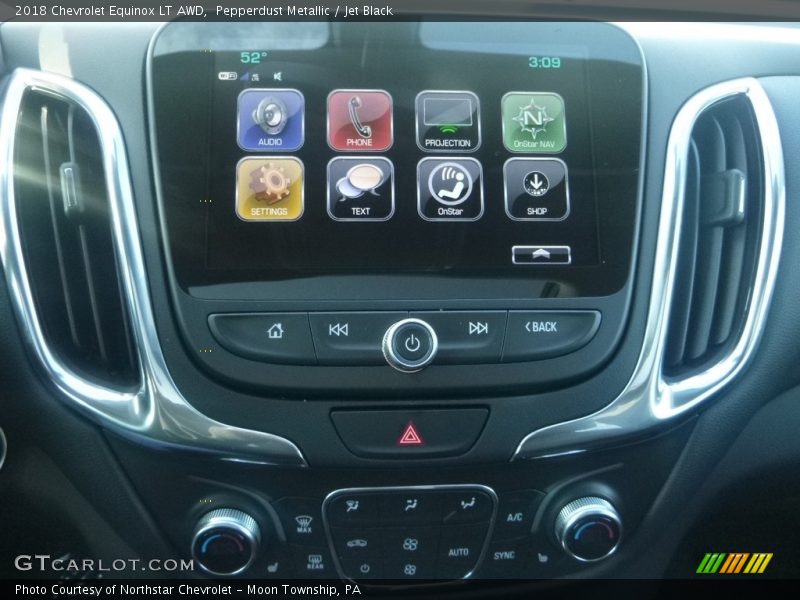 Pepperdust Metallic / Jet Black 2018 Chevrolet Equinox LT AWD