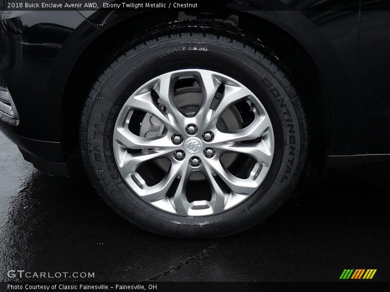 Ebony Twilight Metallic / Chestnut 2018 Buick Enclave Avenir AWD