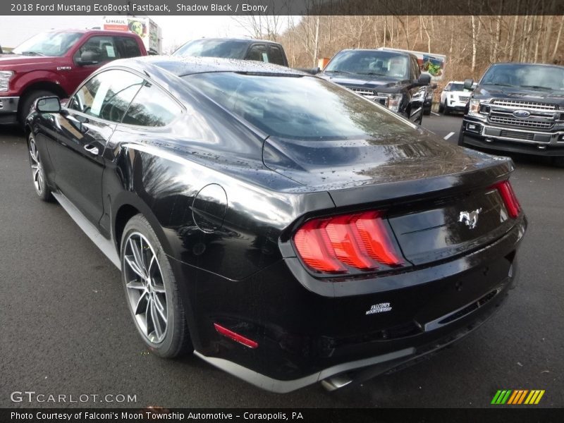 Shadow Black / Ebony 2018 Ford Mustang EcoBoost Fastback