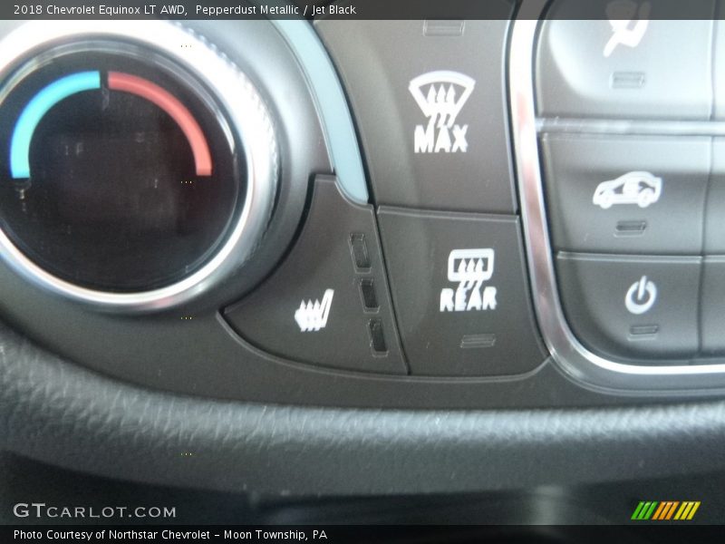 Pepperdust Metallic / Jet Black 2018 Chevrolet Equinox LT AWD