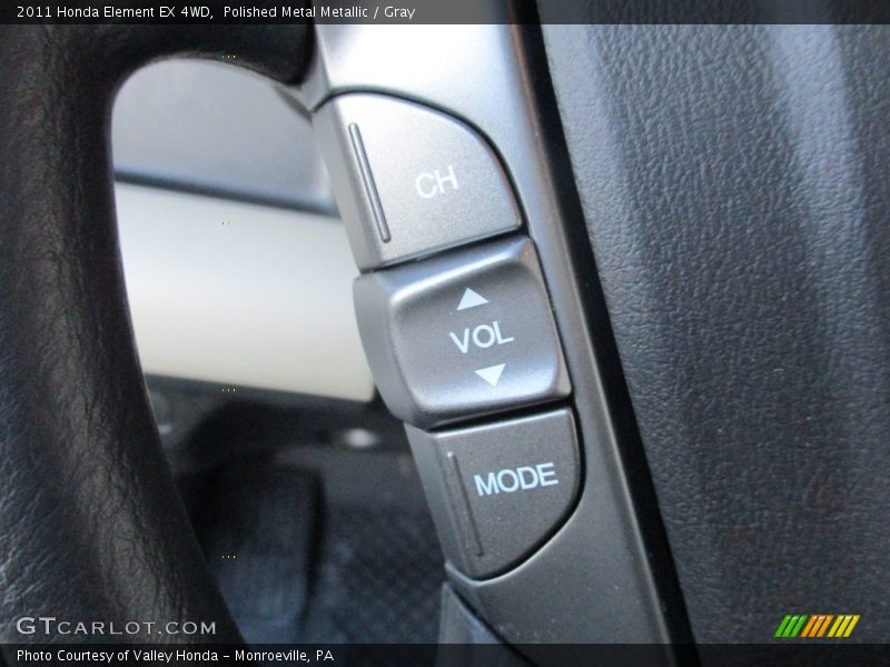 Polished Metal Metallic / Gray 2011 Honda Element EX 4WD