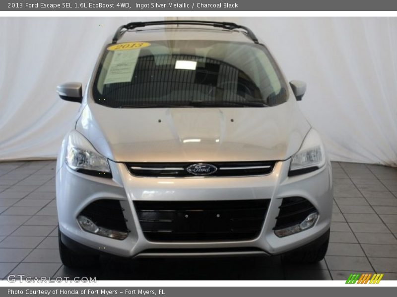 Ingot Silver Metallic / Charcoal Black 2013 Ford Escape SEL 1.6L EcoBoost 4WD