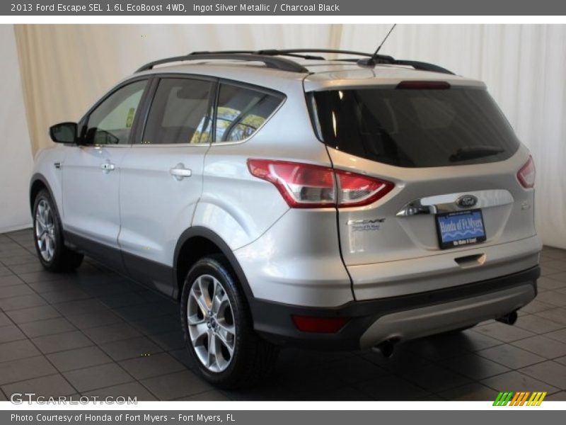 Ingot Silver Metallic / Charcoal Black 2013 Ford Escape SEL 1.6L EcoBoost 4WD