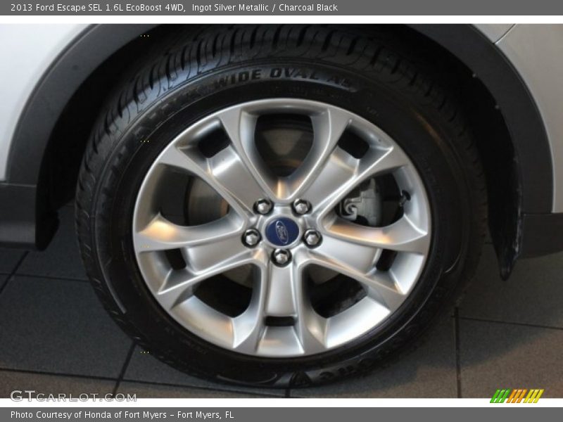 Ingot Silver Metallic / Charcoal Black 2013 Ford Escape SEL 1.6L EcoBoost 4WD