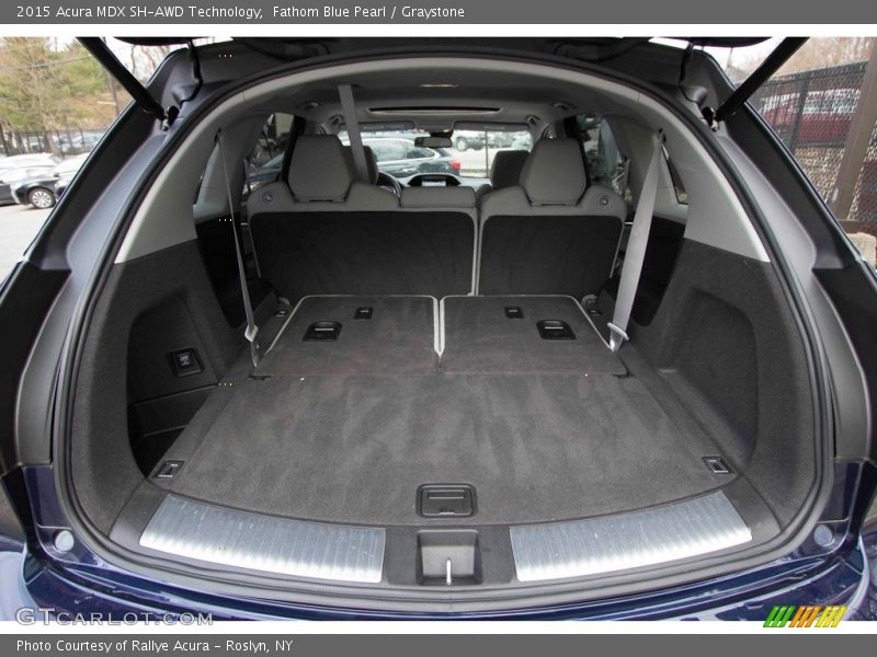 Fathom Blue Pearl / Graystone 2015 Acura MDX SH-AWD Technology