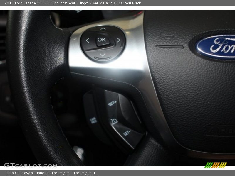 Ingot Silver Metallic / Charcoal Black 2013 Ford Escape SEL 1.6L EcoBoost 4WD