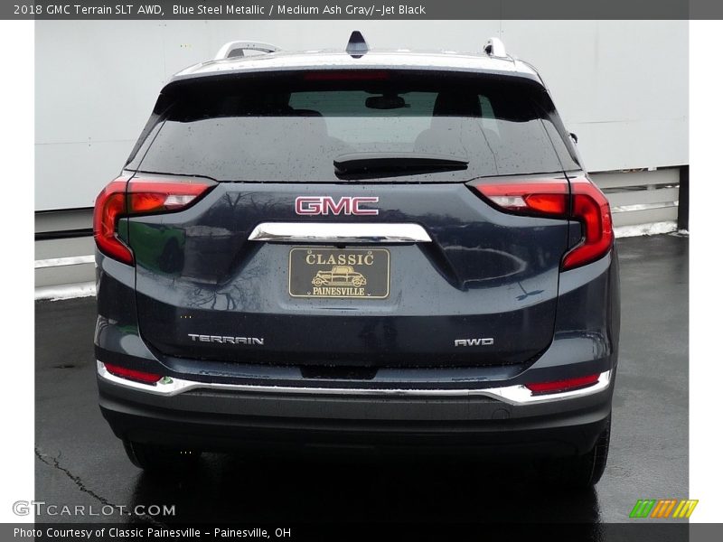 Blue Steel Metallic / Medium Ash Gray/­Jet Black 2018 GMC Terrain SLT AWD