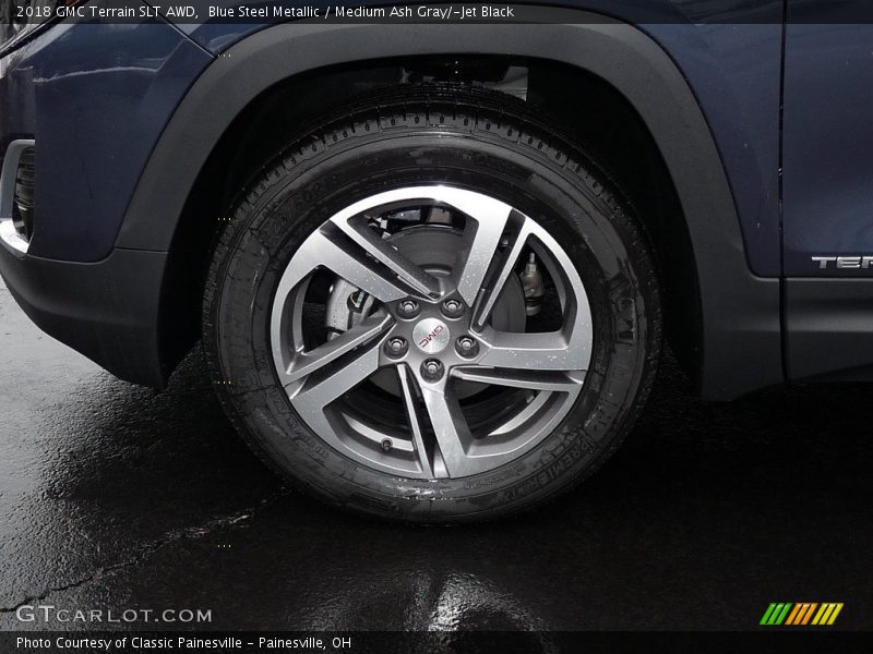 Blue Steel Metallic / Medium Ash Gray/­Jet Black 2018 GMC Terrain SLT AWD