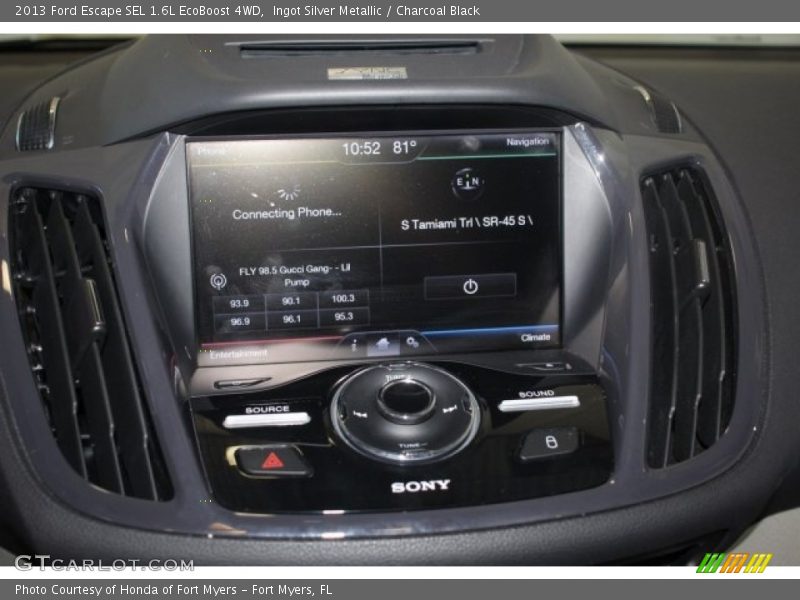 Ingot Silver Metallic / Charcoal Black 2013 Ford Escape SEL 1.6L EcoBoost 4WD