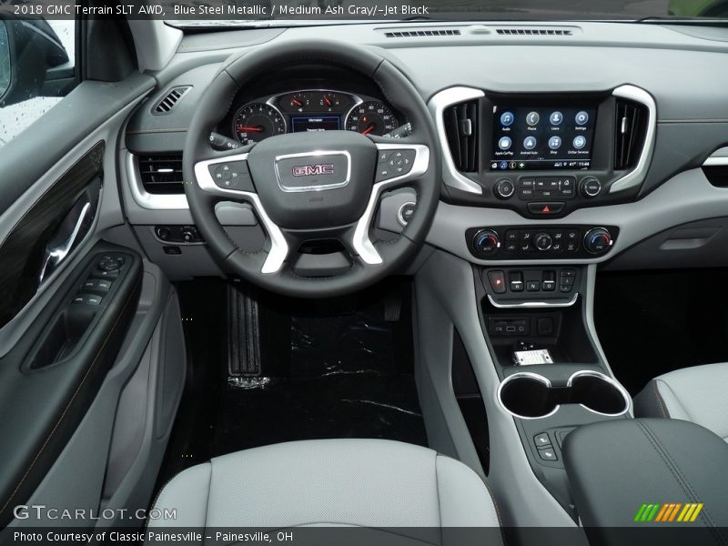 Blue Steel Metallic / Medium Ash Gray/­Jet Black 2018 GMC Terrain SLT AWD