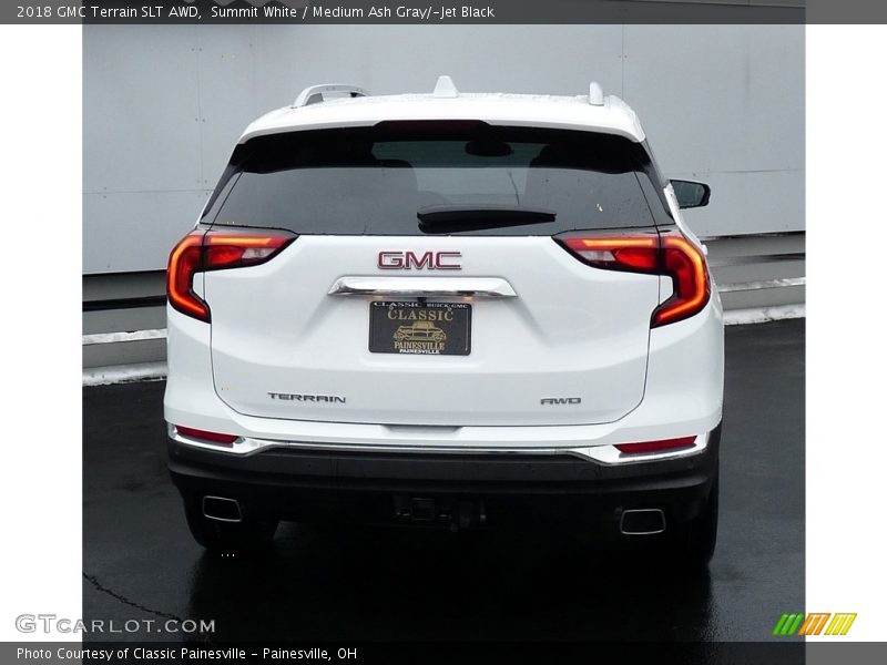 Summit White / Medium Ash Gray/­Jet Black 2018 GMC Terrain SLT AWD