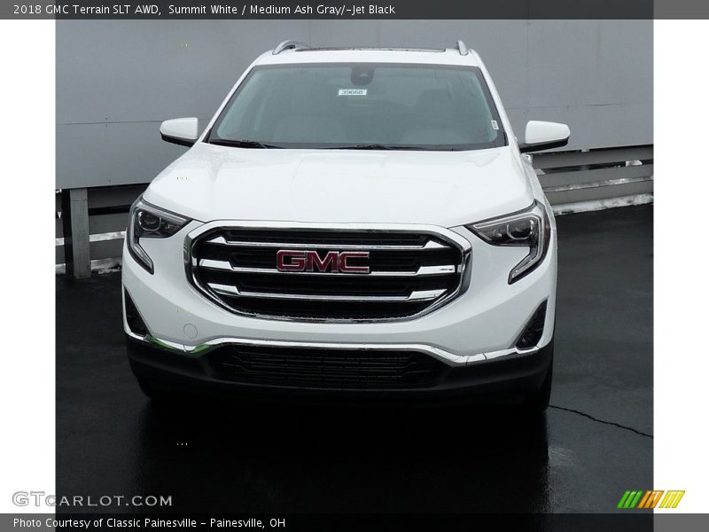 Summit White / Medium Ash Gray/­Jet Black 2018 GMC Terrain SLT AWD