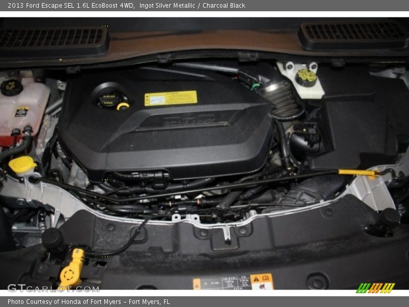 Ingot Silver Metallic / Charcoal Black 2013 Ford Escape SEL 1.6L EcoBoost 4WD