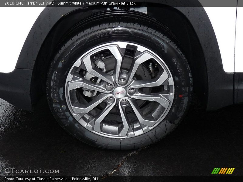 Summit White / Medium Ash Gray/­Jet Black 2018 GMC Terrain SLT AWD