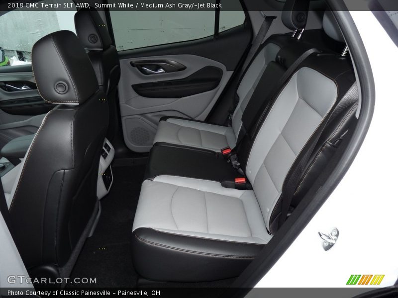 Summit White / Medium Ash Gray/­Jet Black 2018 GMC Terrain SLT AWD