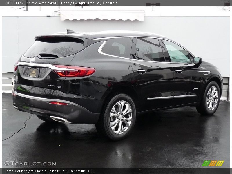 Ebony Twilight Metallic / Chestnut 2018 Buick Enclave Avenir AWD
