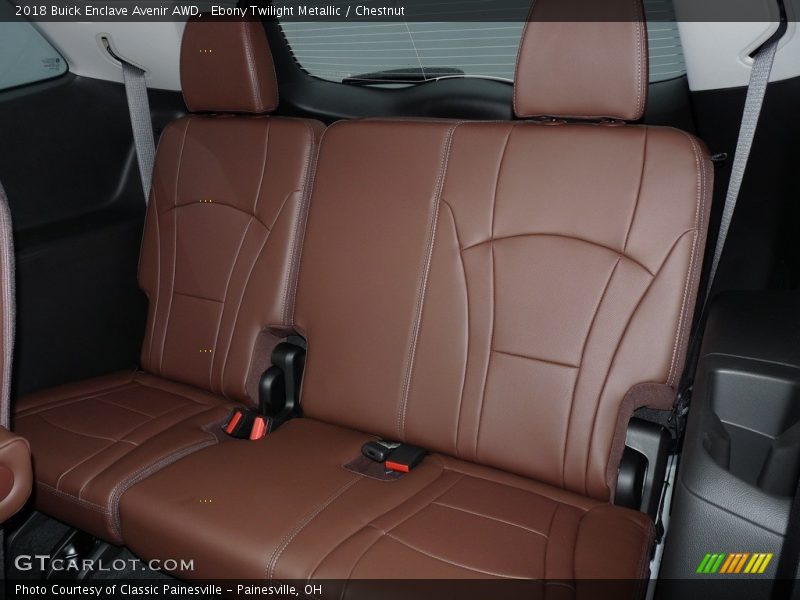 Ebony Twilight Metallic / Chestnut 2018 Buick Enclave Avenir AWD