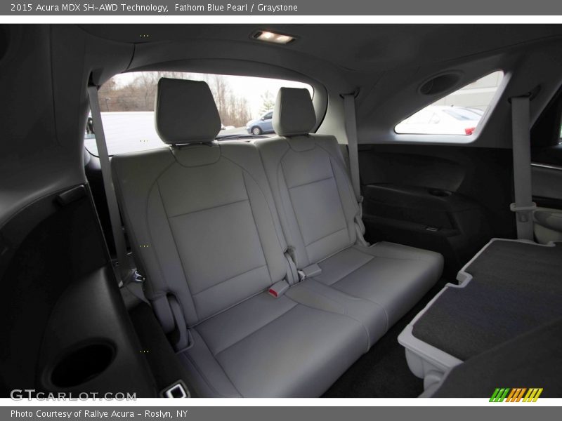 Fathom Blue Pearl / Graystone 2015 Acura MDX SH-AWD Technology