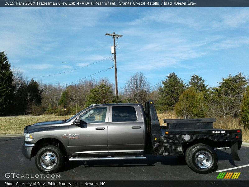 Granite Crystal Metallic / Black/Diesel Gray 2015 Ram 3500 Tradesman Crew Cab 4x4 Dual Rear Wheel