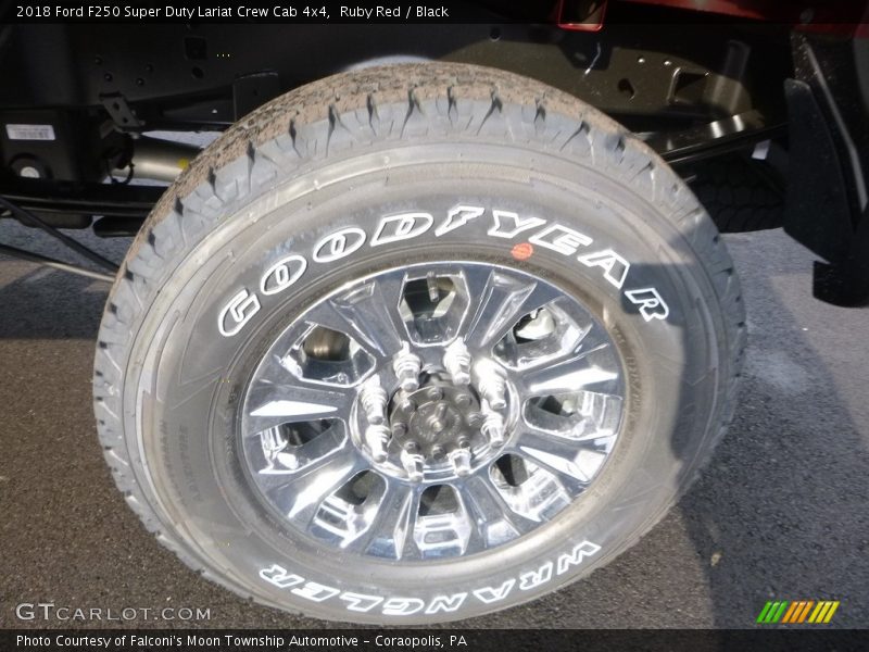 Ruby Red / Black 2018 Ford F250 Super Duty Lariat Crew Cab 4x4