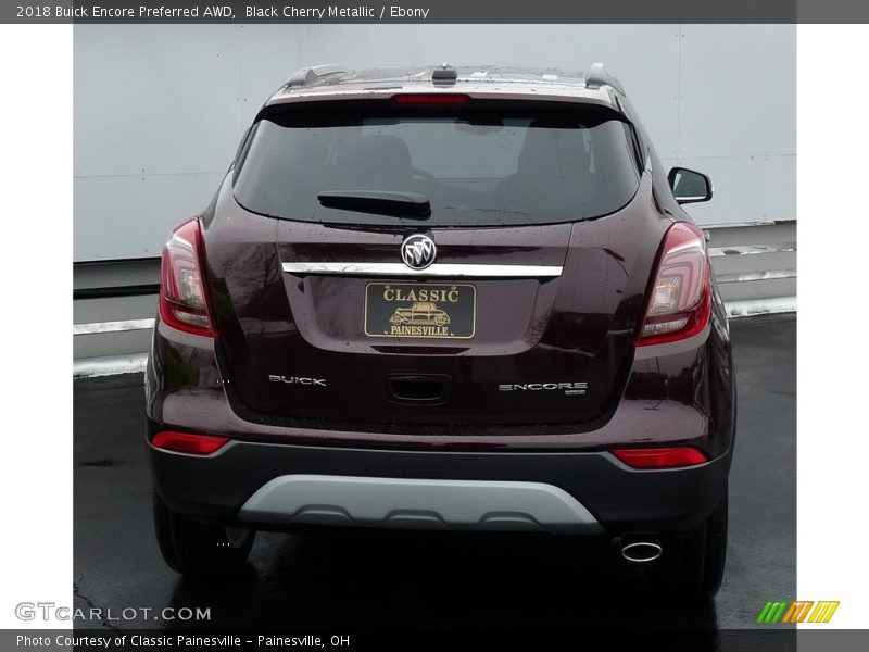 Black Cherry Metallic / Ebony 2018 Buick Encore Preferred AWD