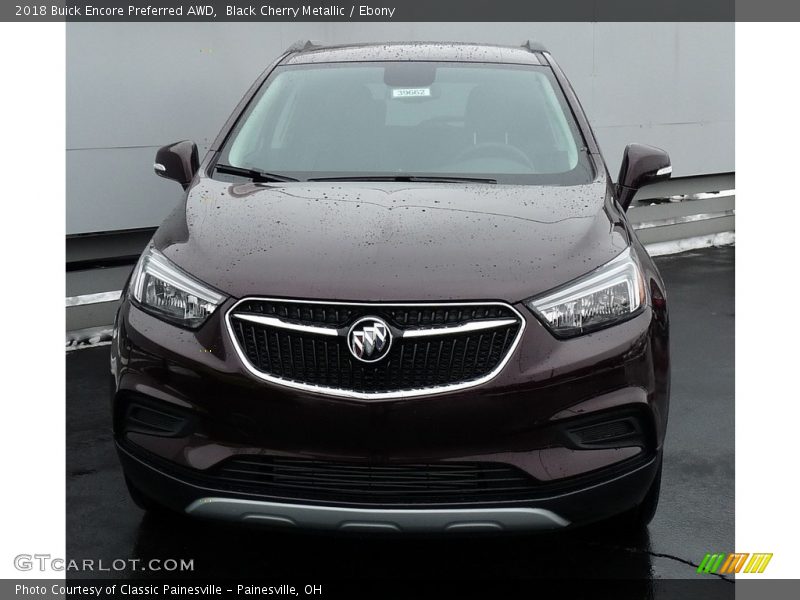 Black Cherry Metallic / Ebony 2018 Buick Encore Preferred AWD