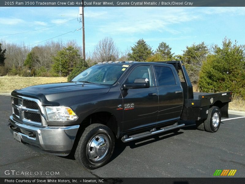 Granite Crystal Metallic / Black/Diesel Gray 2015 Ram 3500 Tradesman Crew Cab 4x4 Dual Rear Wheel