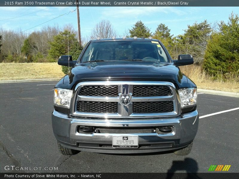 Granite Crystal Metallic / Black/Diesel Gray 2015 Ram 3500 Tradesman Crew Cab 4x4 Dual Rear Wheel