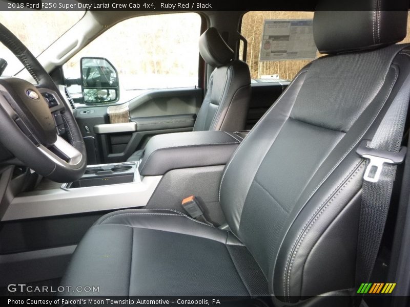 Front Seat of 2018 F250 Super Duty Lariat Crew Cab 4x4
